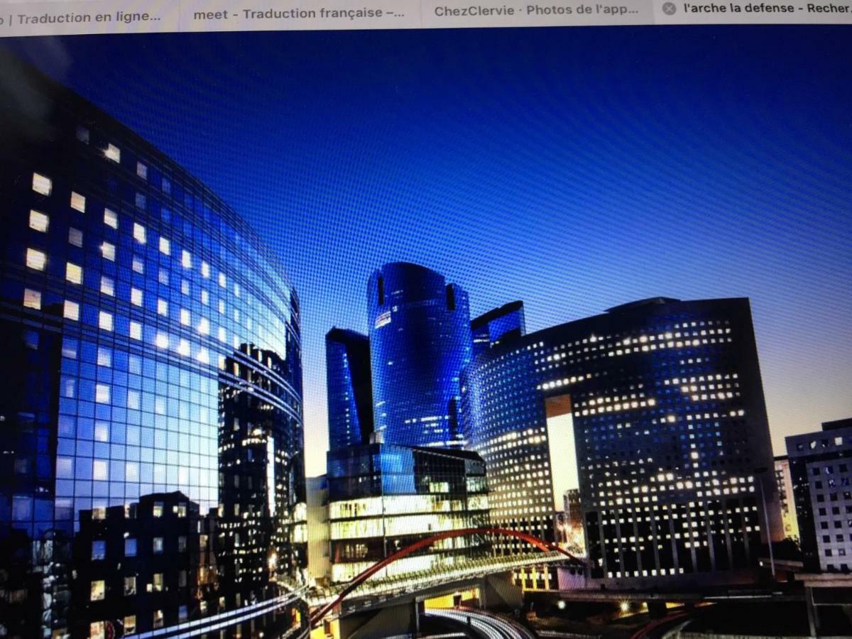 Chezclervie Nanterre City, Close To Paris La Defense U Arena Exterior foto